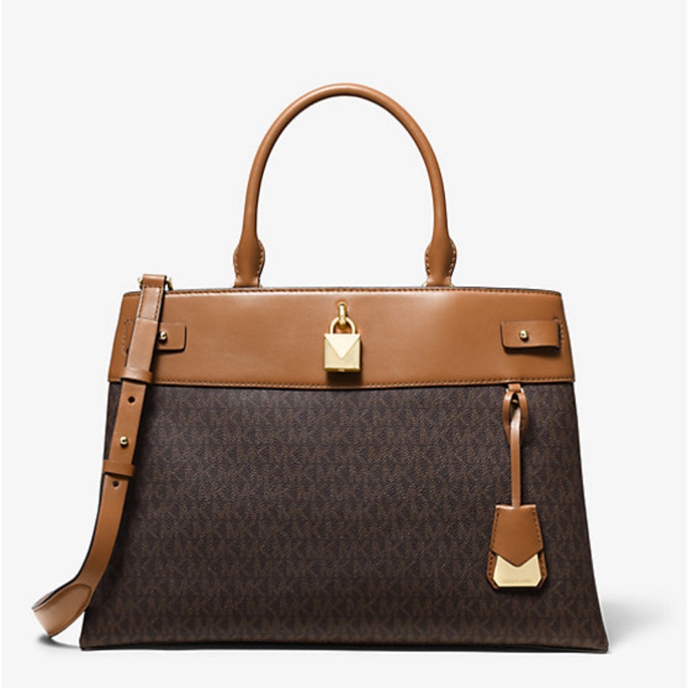 Gramercy Large Logo Satchel